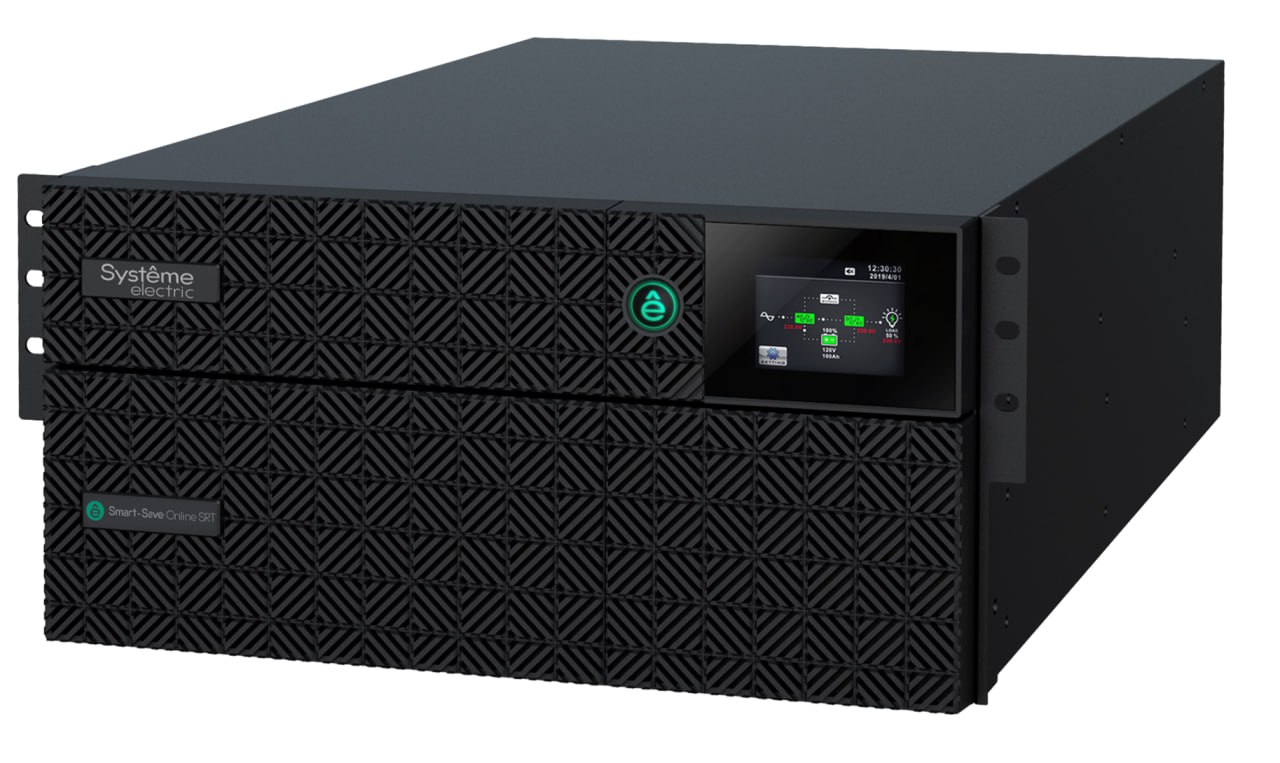Systeme Electric ИБП Smart-Save Online SRT 6000 ВА/Вт, 230В,1:1,5U,RT, клеммы+выход 6хC13,4хC19 фото