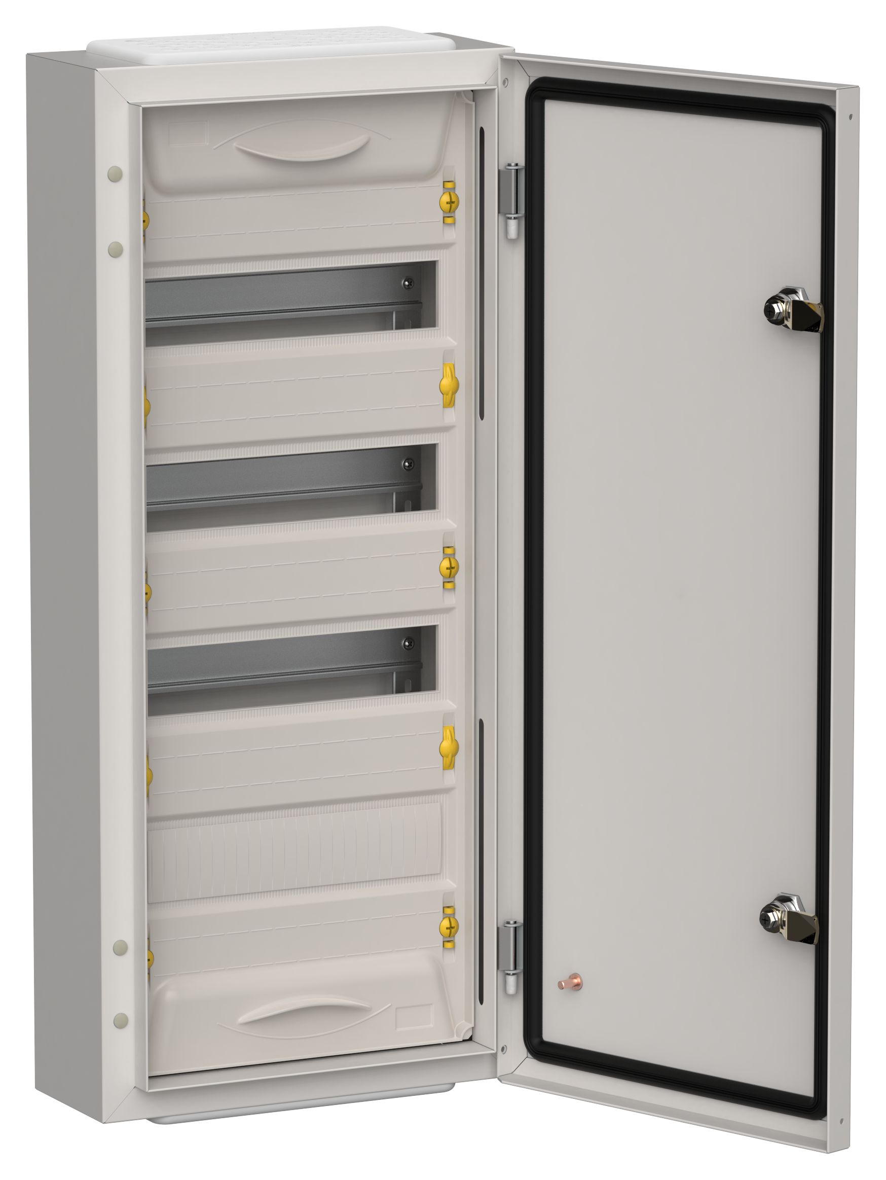 IEK TITAN 5 Корпус мет. ЩРн-48 (1х48) 710х310х140 IP54 сер фото