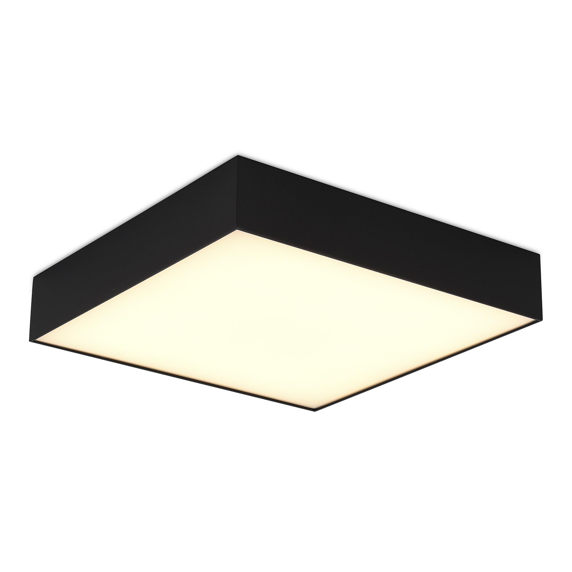 ST LUCE ST608.432.48 Светильник потолочный Черный LED 1*48W 3000K 4 320Lm Ra>90 120° IP20 L400xW400xH55 220V фото