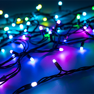 Arlight Светодиодная гирлянда ARD-STRING-PRO-10000-BLACK-95LED-MILK-LIVE RGBW-DMX (24V, 10W) (Ardecoled, IP65) фото