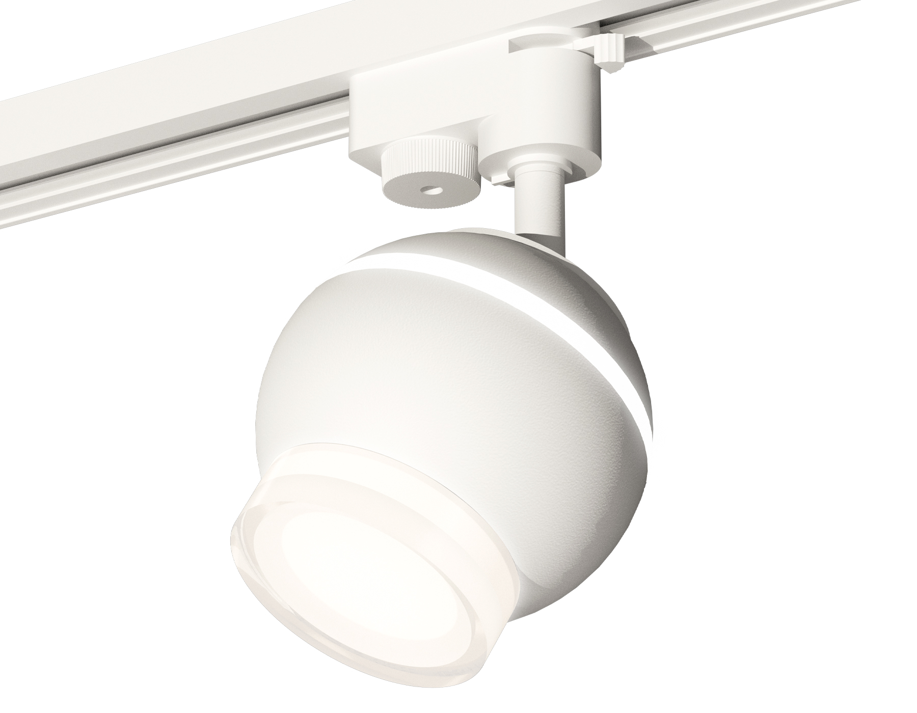 Ambrella Комплект трекового однофазного светильника с подсветкой XT1101070 SWH/FR/CL белый песок/белый матовый/прозрачный MR16 GU5.3 LED 3W 4200K (A25 фото