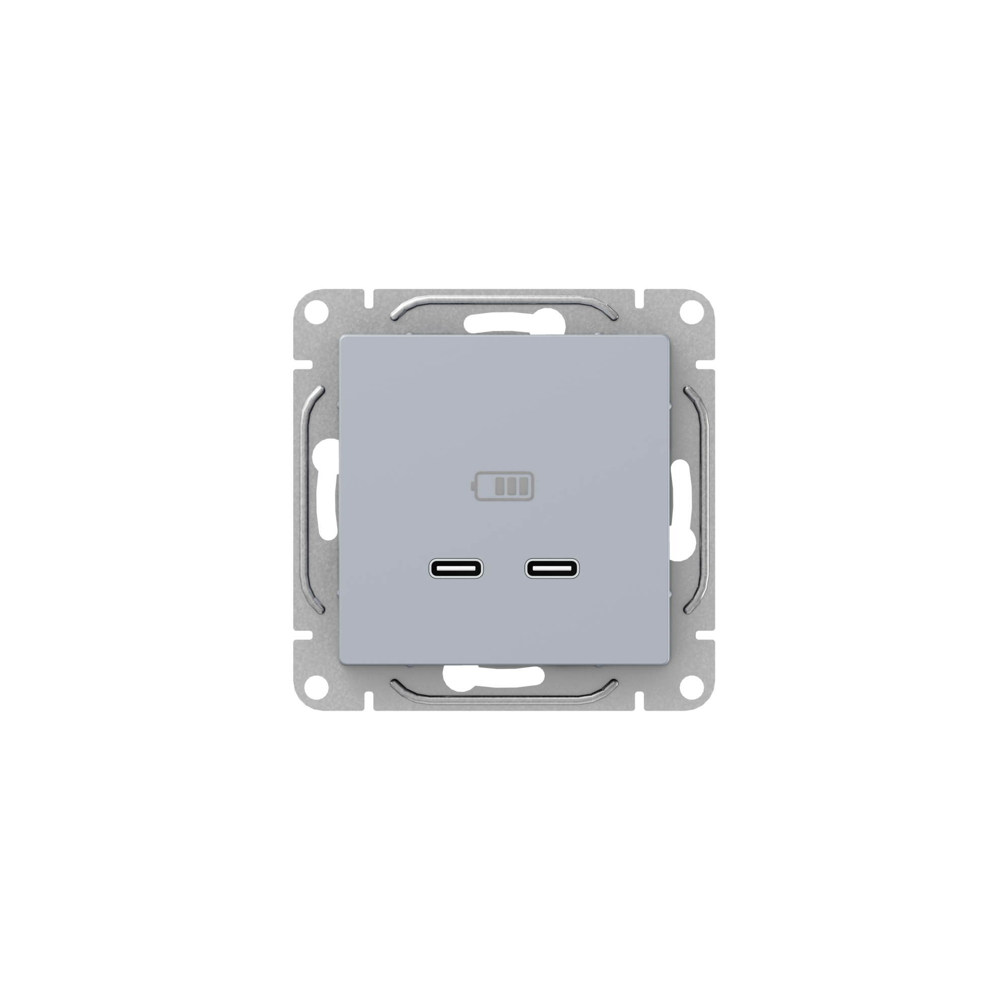 EKF Механизм розетки USB-C - 2шт, алюминий Эпика фото