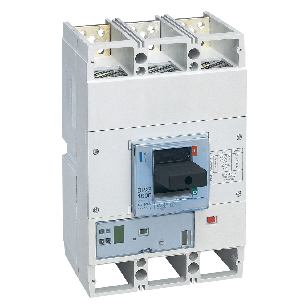 Legrand DPX3 1600 Автоматический выключатель 3P 1000А 100kA/эл.расц.Sg/изм.блок. фото