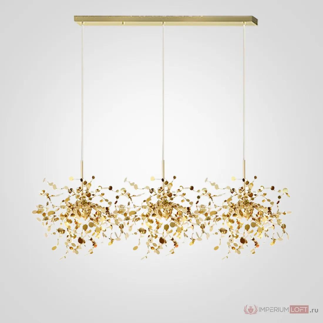 ImperiumLoft Люстра Tezani Argent Suspension Linear Gold 3 L110 фото