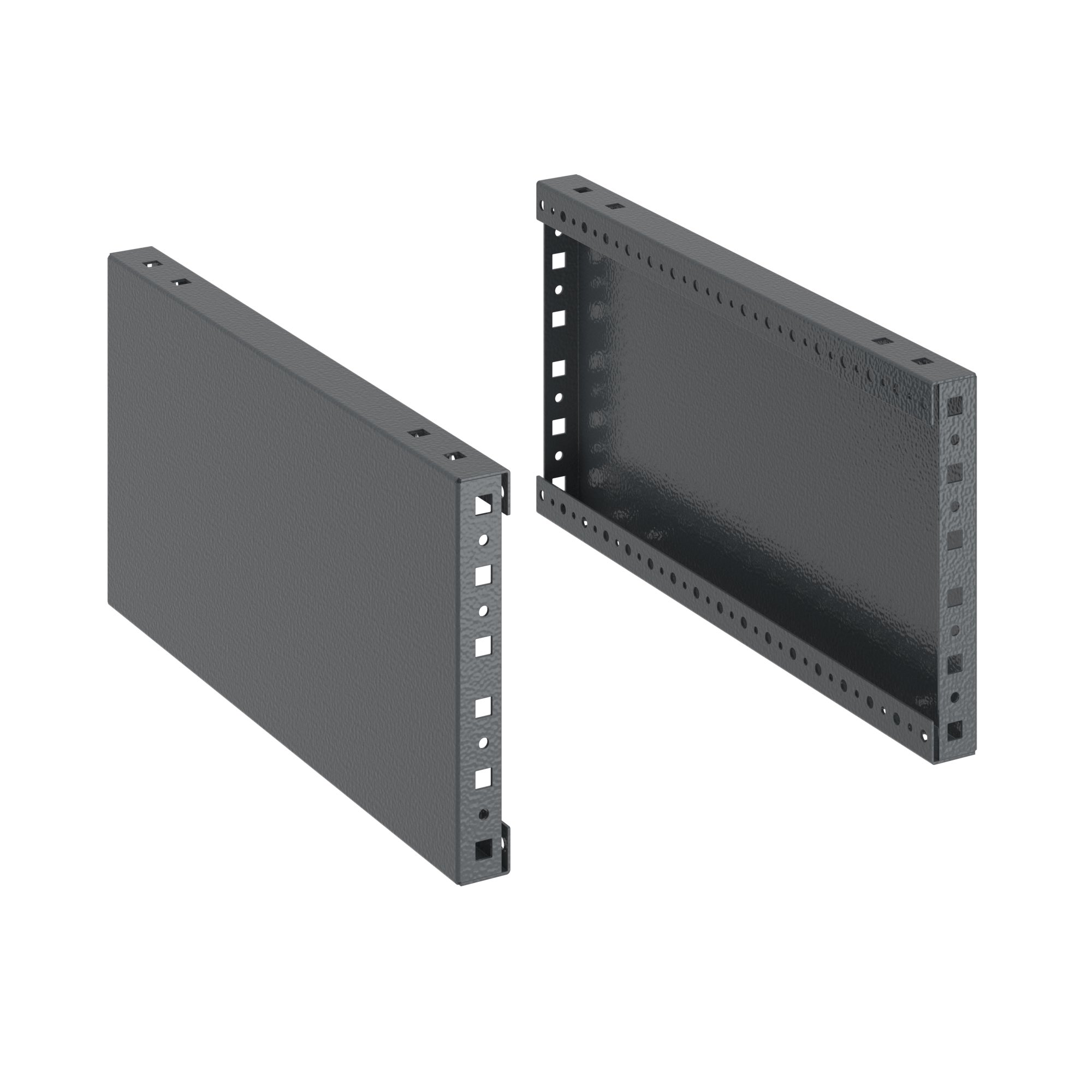 DKC Панели цоколя для корпусов CQE & CQE N, ШхГ 800 мм, В=200 мм, RAL7011, комплект - 2 шт. RAM block фото