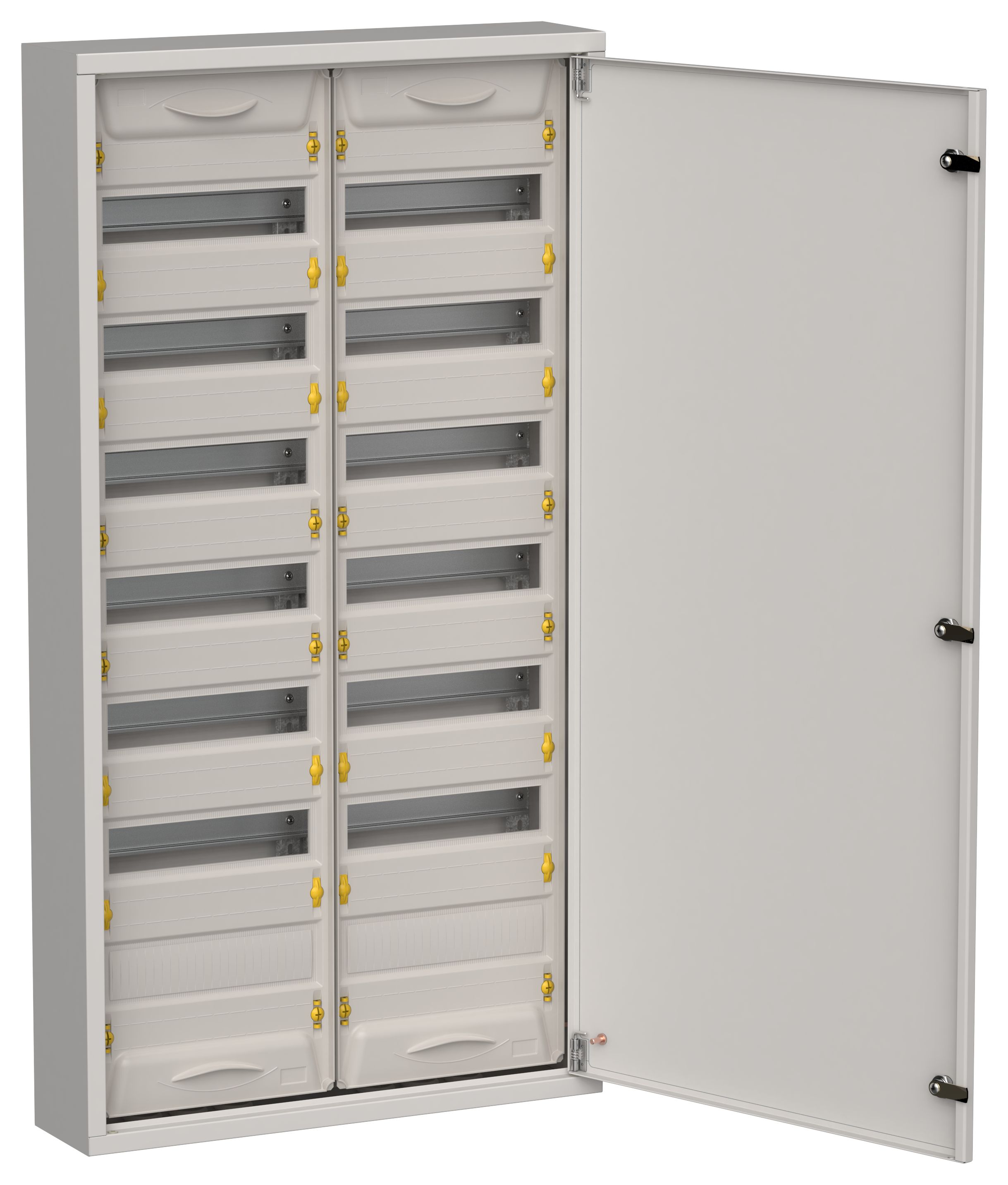 IEK TITAN 5 Корпус мет. ЩРн-168 (2х84) 1085х570х140 IP31 сер фото