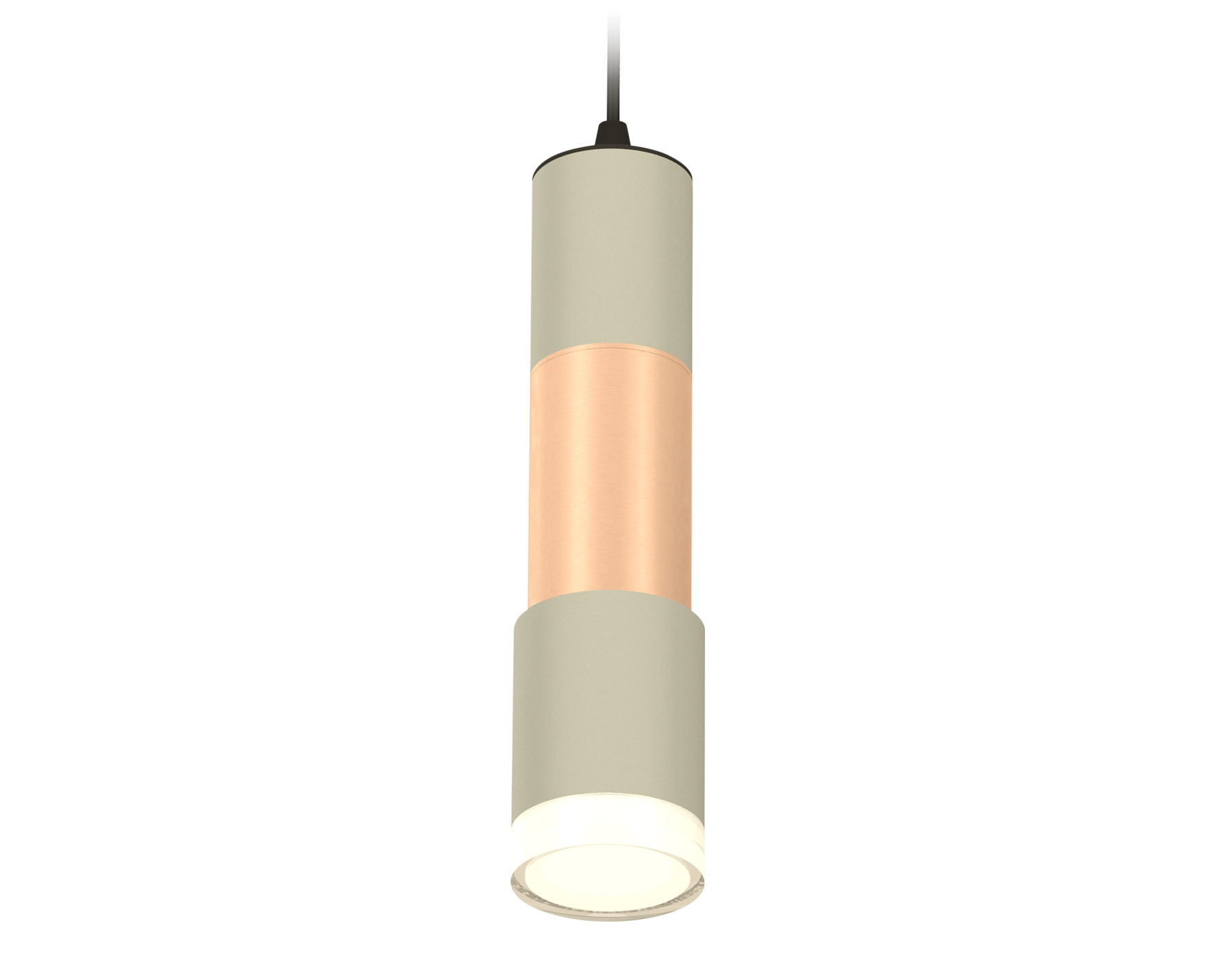 Ambrella Комплект подвесного светильника XP7423062 SGR/PPG/CL серый песок/золото розовое полированное/прозрачный MR16 GU5.3 фото