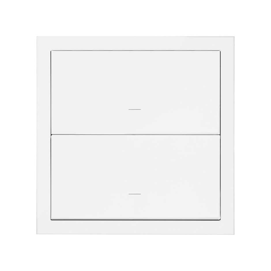 Simon 100 Белый матовый Кит 1 пост, фронт. 1 рамка + 2 клавиши выключателей фото