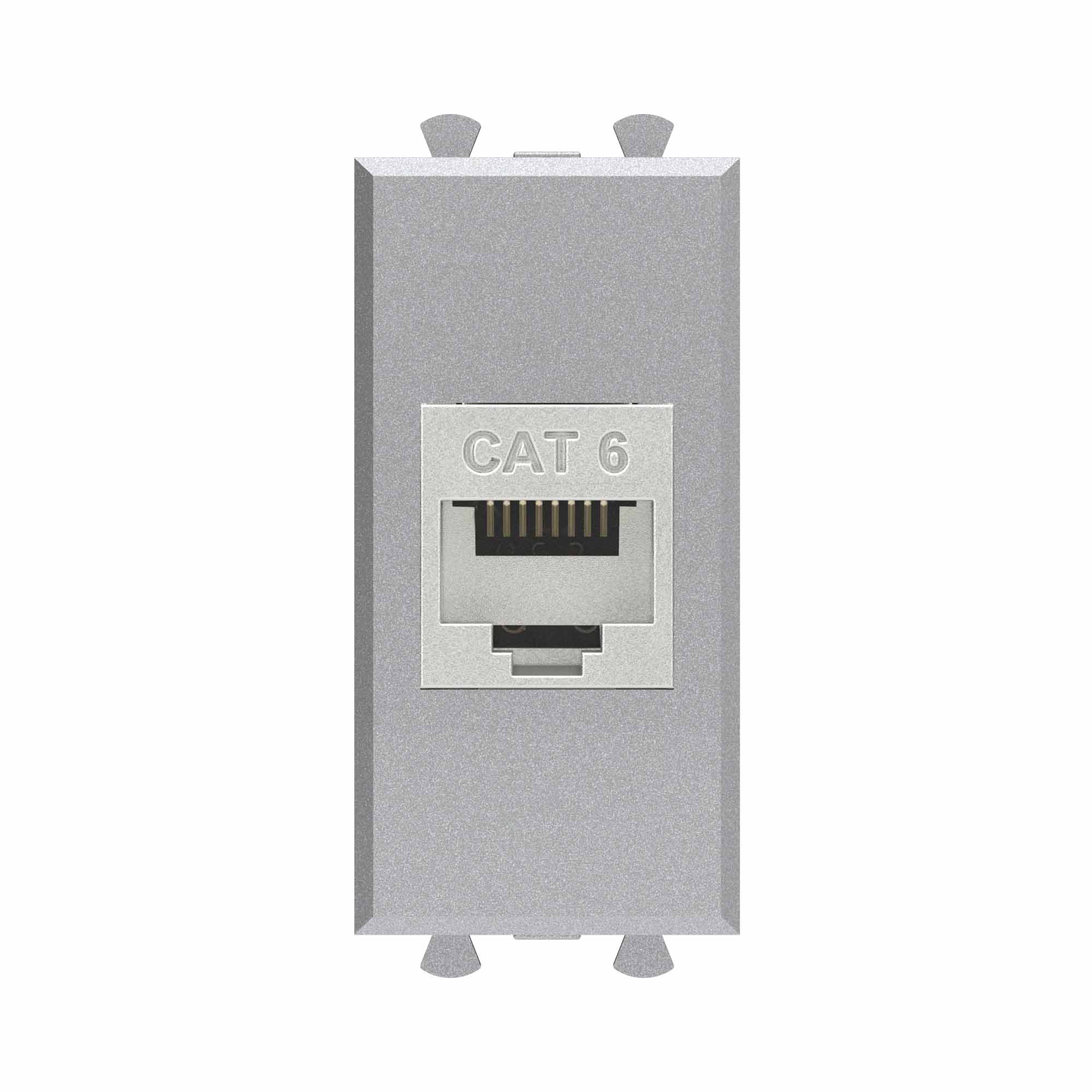 DKC Avanti Компьютерная розетка RJ-45 без шторки модульная, кат.6 экранированная, 