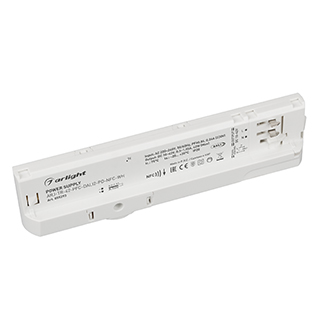 Arlight Блок питания для трековых систем ARJ-TR-42-PFC-DALI2-PD-NFC-WH (42W, 10-42V, 0.3-1.05 A, 4TR) (IP20 Пластик, 5 лет) фото