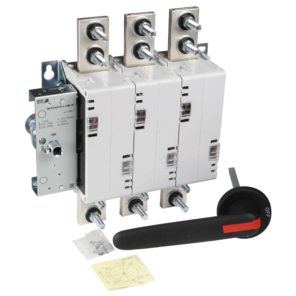 КЭАЗ Выключатель нагрузки OptiSwitch DI-4-1000-3P. фото