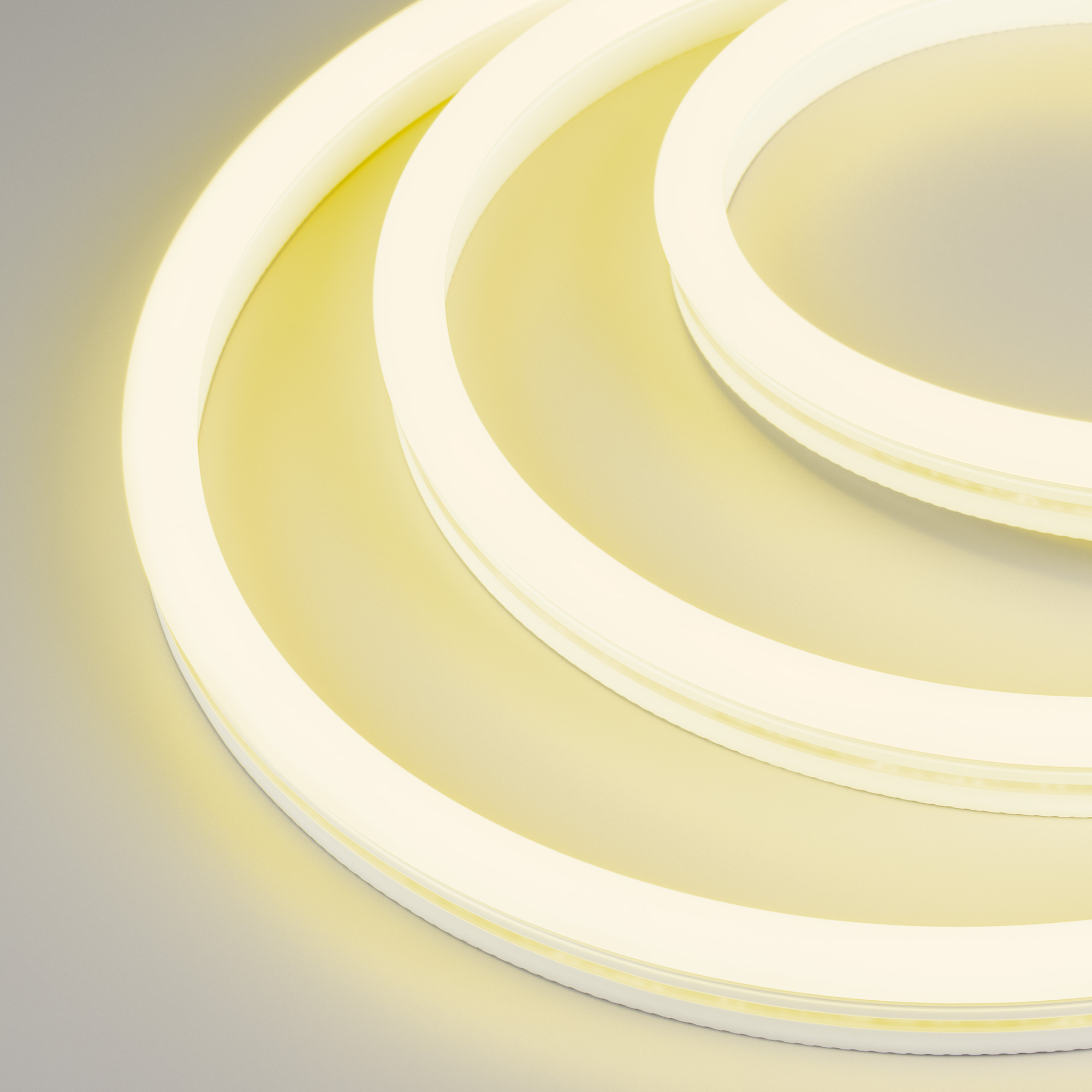 Arlight Лента герметичная WAVE-SIDE-A120-12x25mm 230V Yellow (12 W/m, IP67, 50m, wire x2) (Грибовидная форма) фото