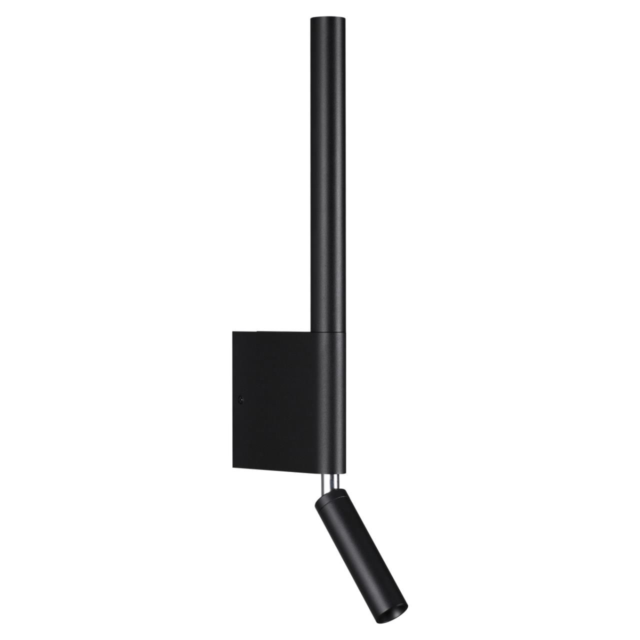 Novotech 359436 OVER NT24 000 черный Светильник настенный с выключателем IP20 LED 5W+3W 220-240V 3000K 320Лм FERMO фото