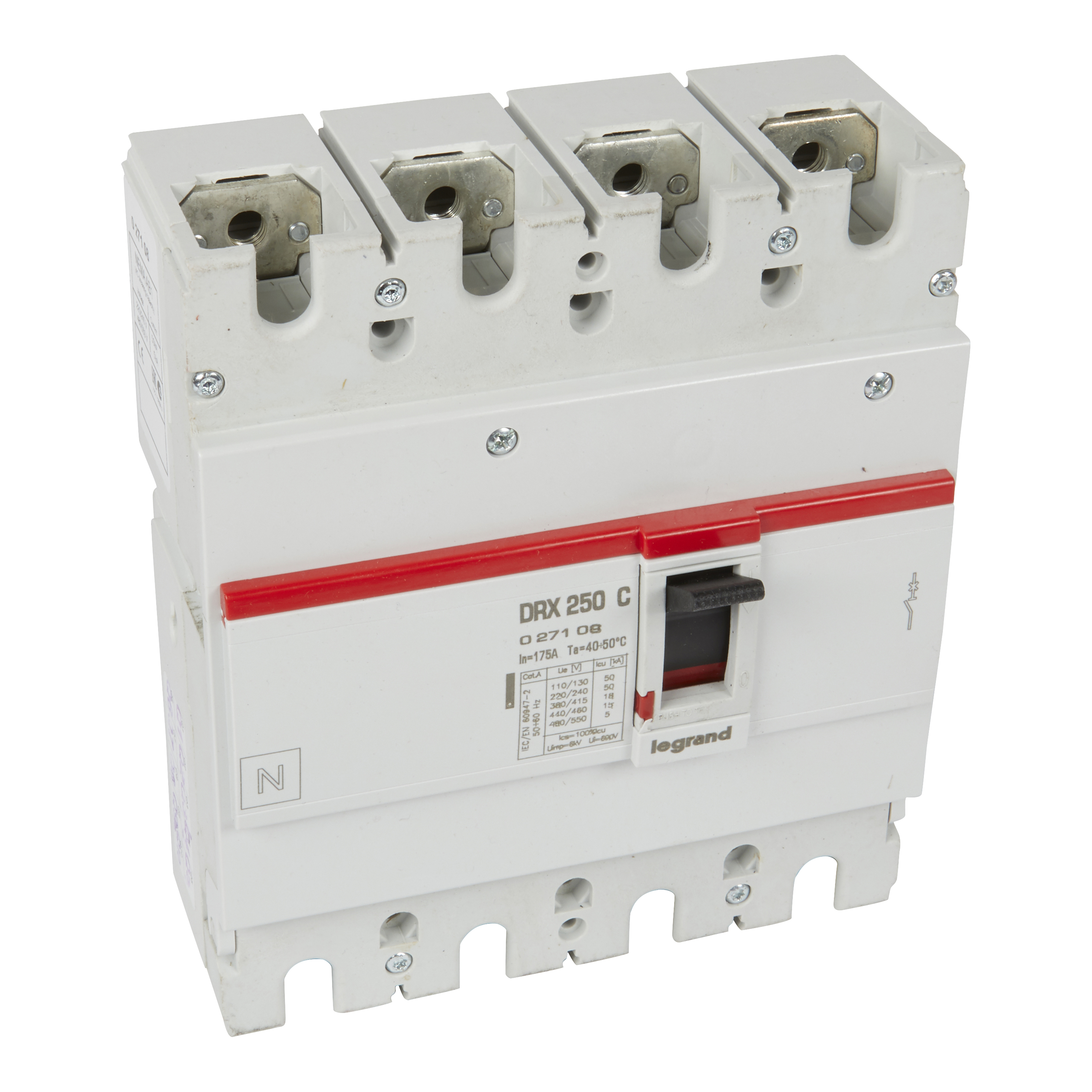 Legrand DRX250 фиксированный 4P 175А 18кА. фото