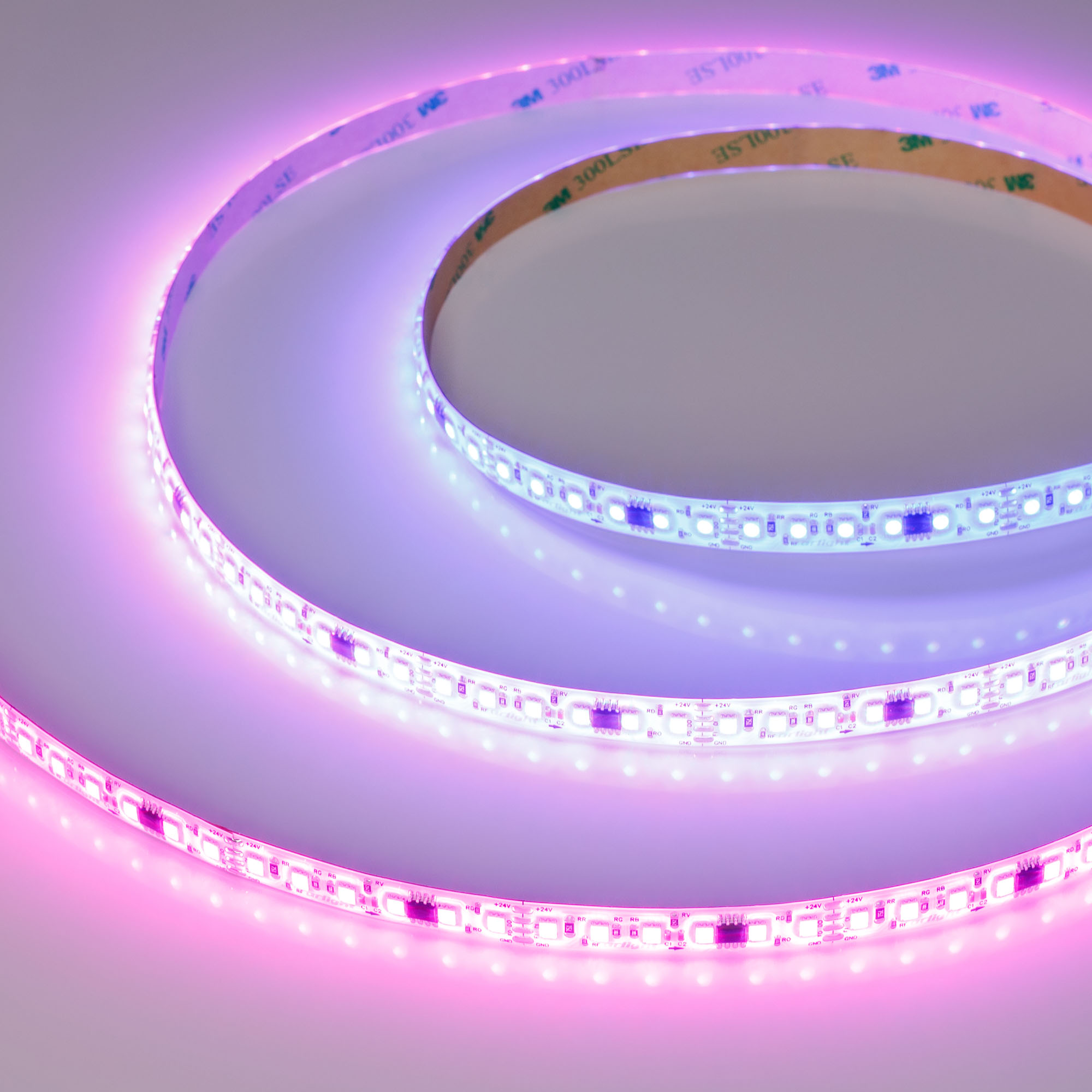 Arlight Лента герметичная SPI-SE-A120-10mm 24V RGB-PX6-BPT (23 W/m, IP65, 2835, 5m) (бегущий огонь) фото
