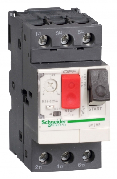 Schneider Electric GV2 Автоматический выключатель с комбинированным расцепителем (2,5-4,0А) фото