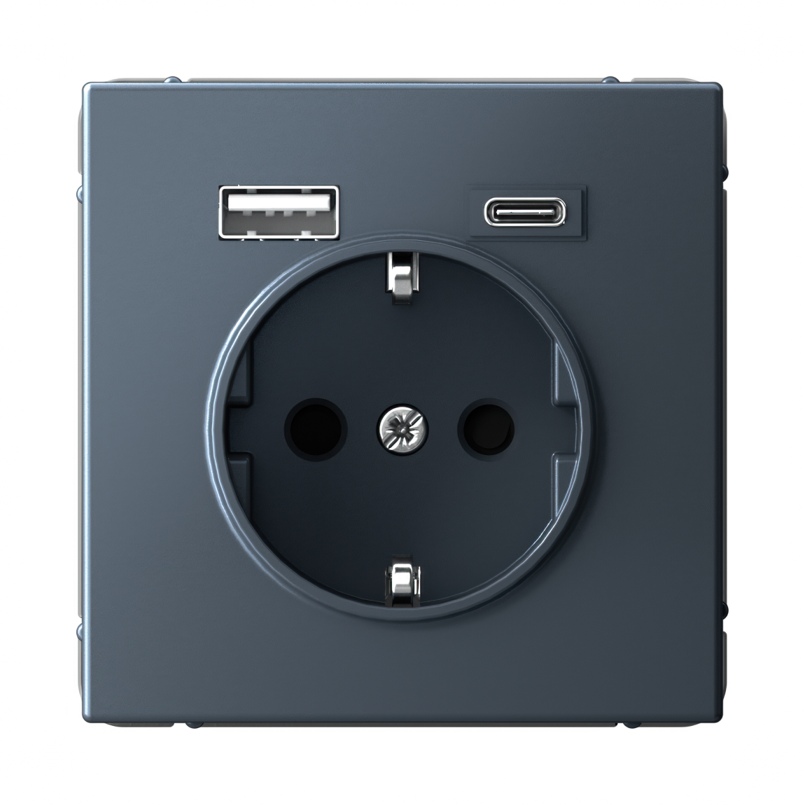 Systeme Electric ArtGallery Грифель Розетка 16А с 2 USB A+C, 5В/2,4А/3,0А, 2х5В/1,5А, механизм фото