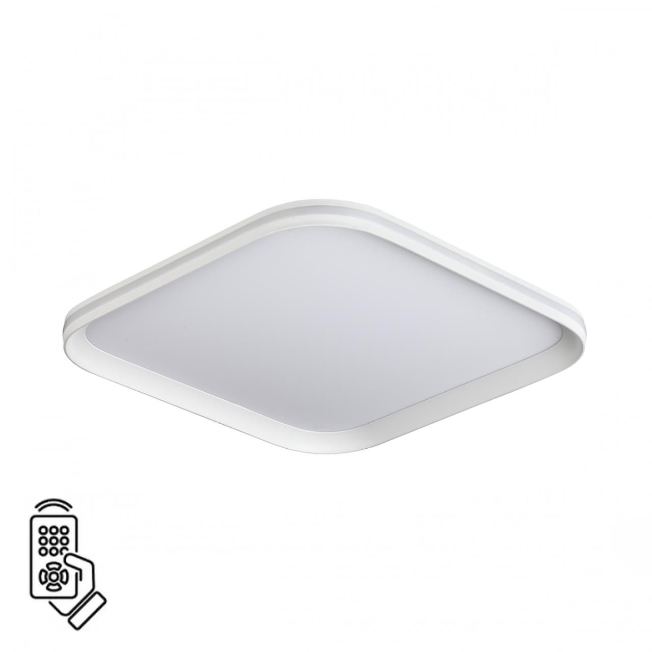 Sonex 7750/72L MITRA LED SN Светильник металл/PMMA/белый LED 72Вт 3000-6000К 396х396 IP20 пульт ДУ BETA фото