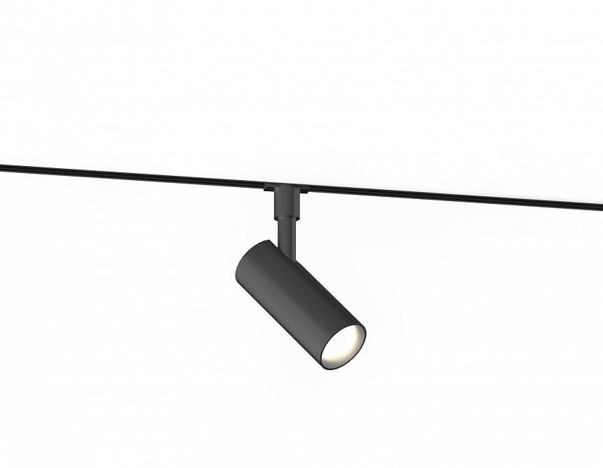 Ambrella Светильник светодиодный трековый Magnetic 48V 10mm GL2301 BK черный IP20 6W 3CCT 3000/4200/6400K D35*80 фото