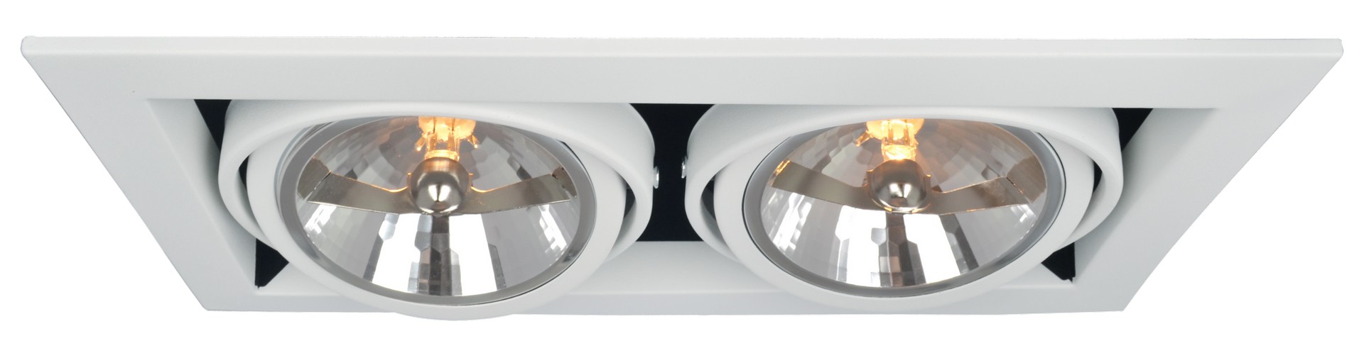 Arte Lamp Cardani Белый Светильник точечный встаиваемый 2x50W 2xG5,3 2x500lm фото