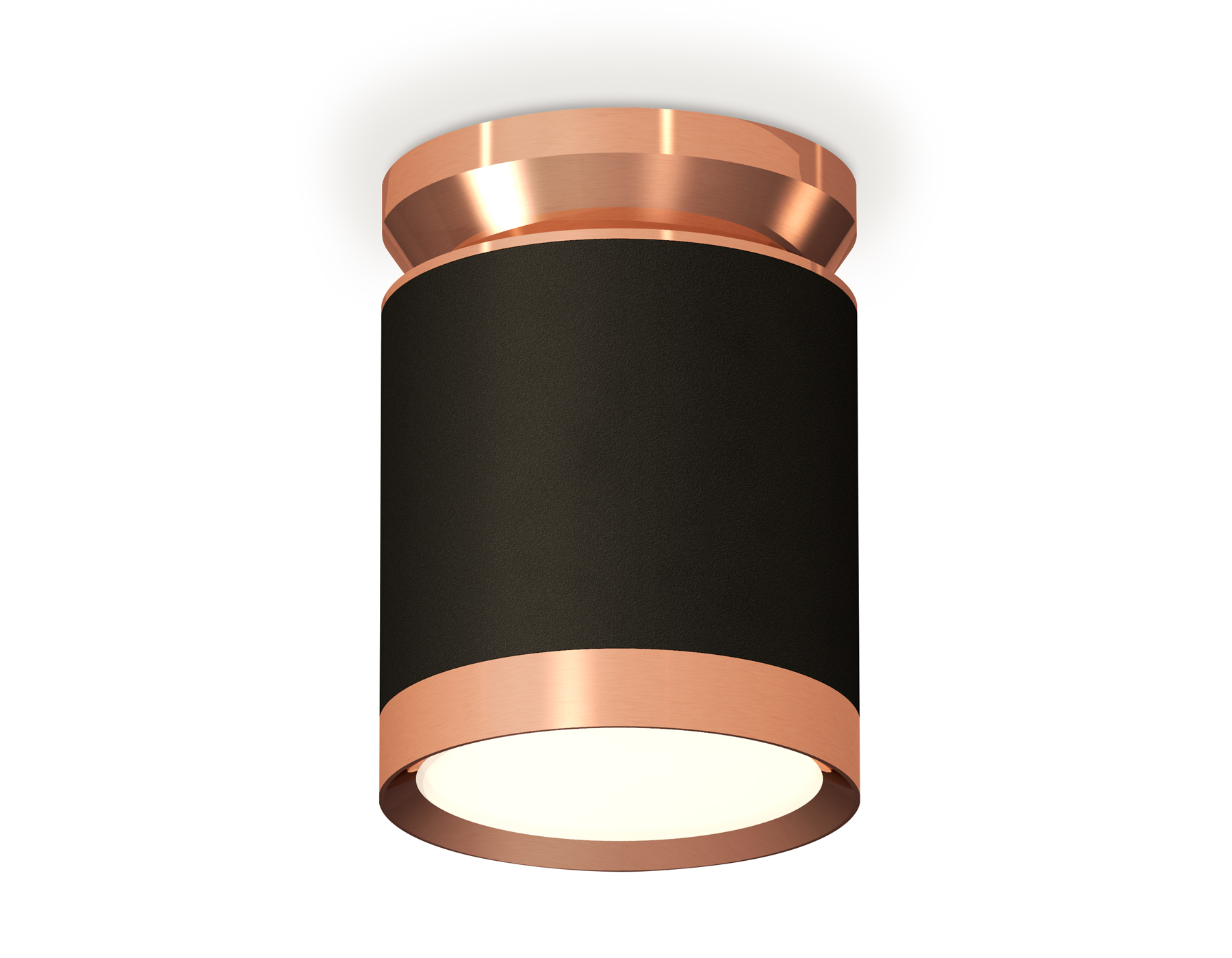 Ambrella Комплект накладного светильника XS8142035 SBK/PPG черный песок/золото розовое полированное GX53 (N8912, C8142, N8126) фото
