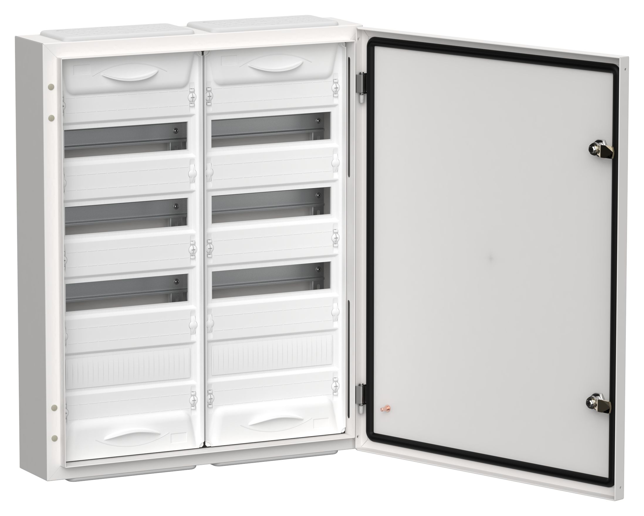 IEK TITAN 5 Корпус мет. ЩРн-96 (2х48) 710х570х140 IP54 бел фото