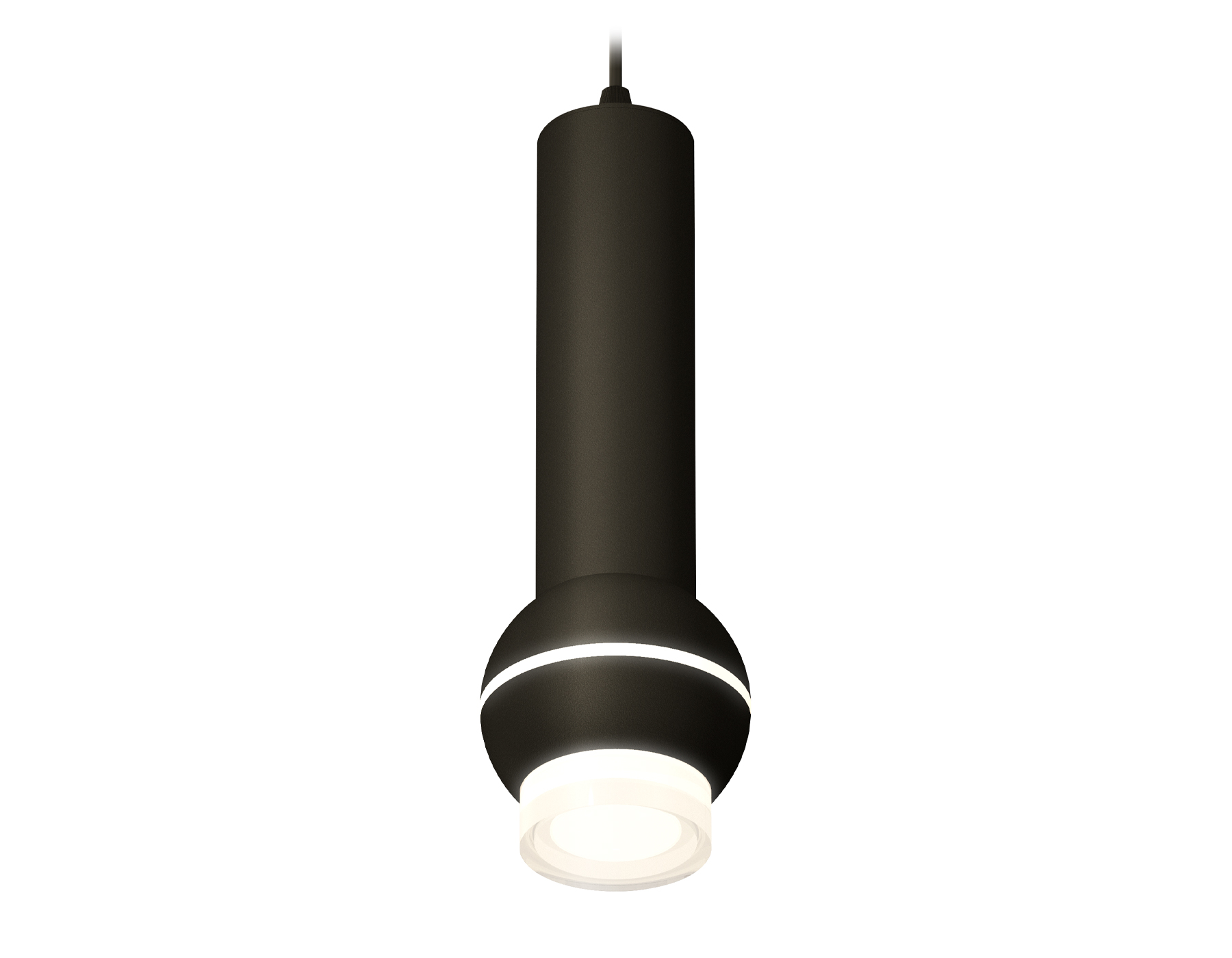 Ambrella Комплект подвесного светильника с дополнительной подсветкой XP1102010 SBK/FR/CL черный песок/белый матовый/прозрачный MR16 GU5.3 LED 3W 4200K фото