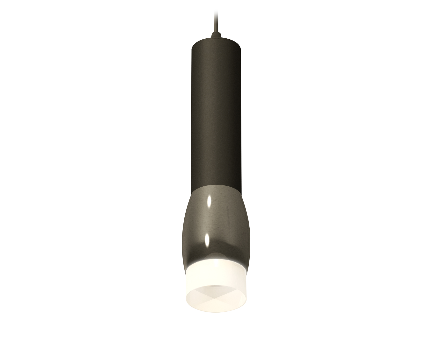 Ambrella Комплект подвесного светильника с акрилом XP1123004 DCH/SBK/FR черный хром/черный песок/белый матовый MR16 GU5.3 (A2302, C6356, A2010, C1123, фото