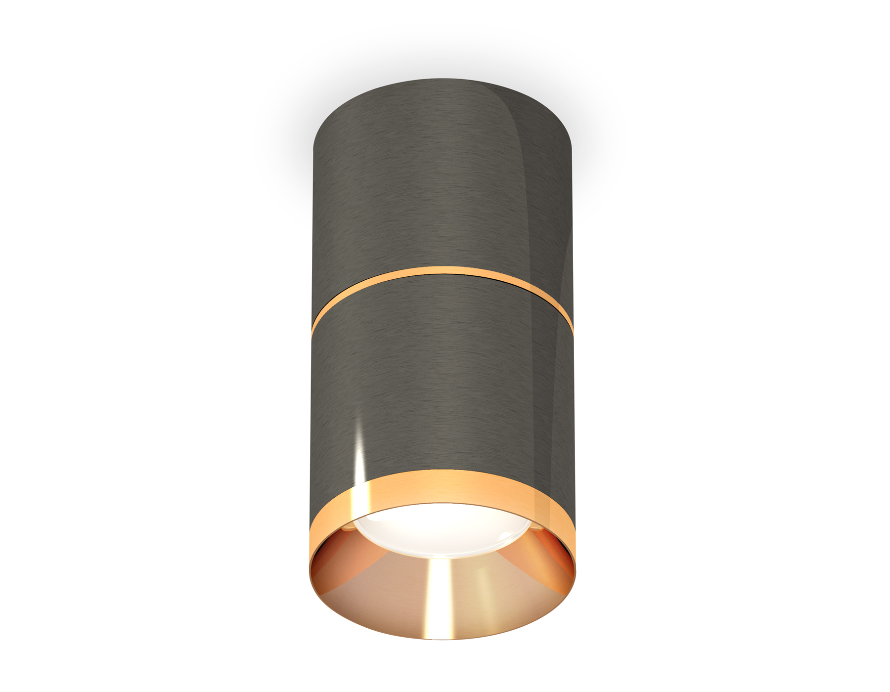 Ambrella Комплект накладного светильника XS7403081 DCH/PYG черный хром/золото желтое полированное MR16 GU5.3 (C7403, A2072, C7403, N7034) фото