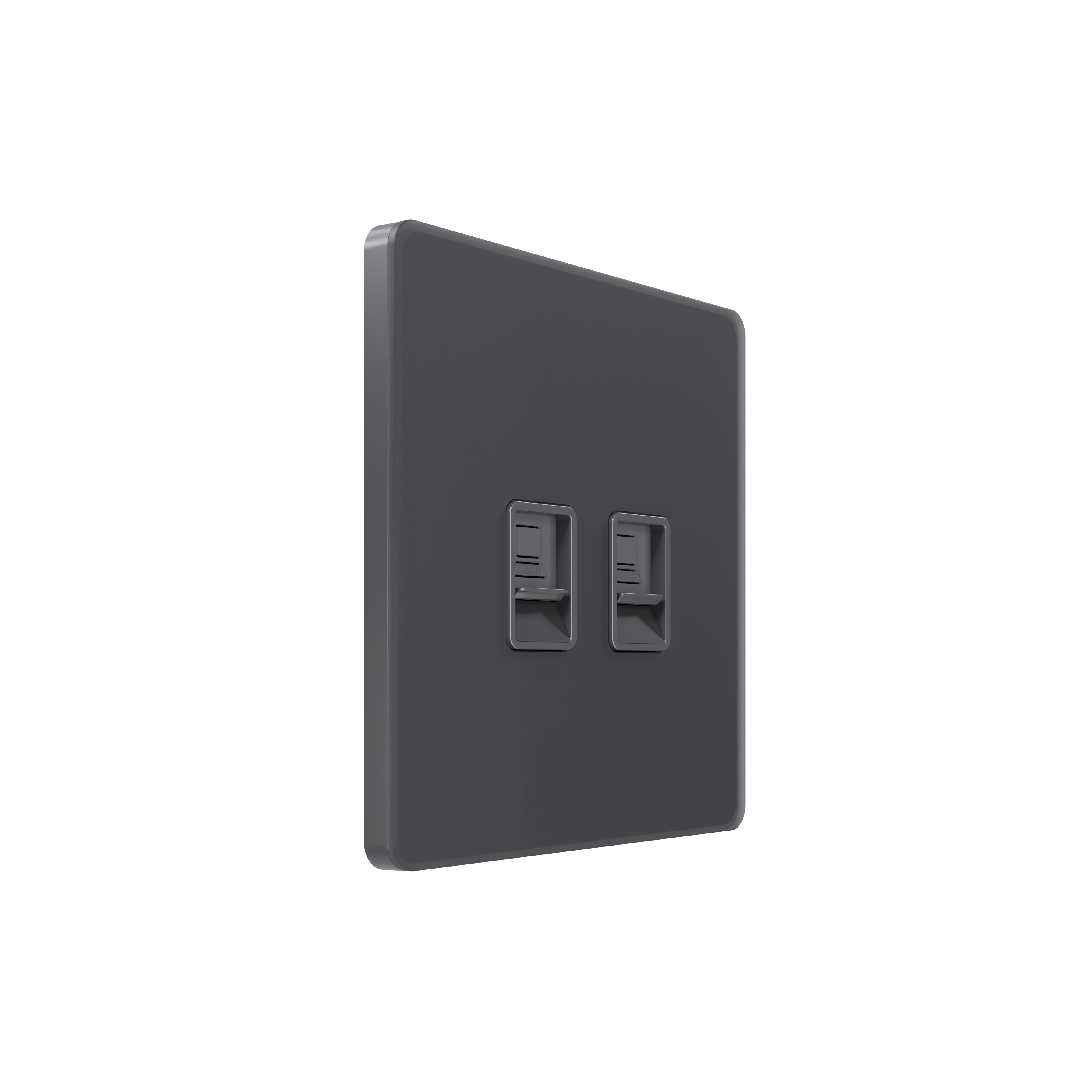Systeme Electric Systeme Infinity Вулканический пепел Розетка информационная RJ-45 кат.5e 2-я фото