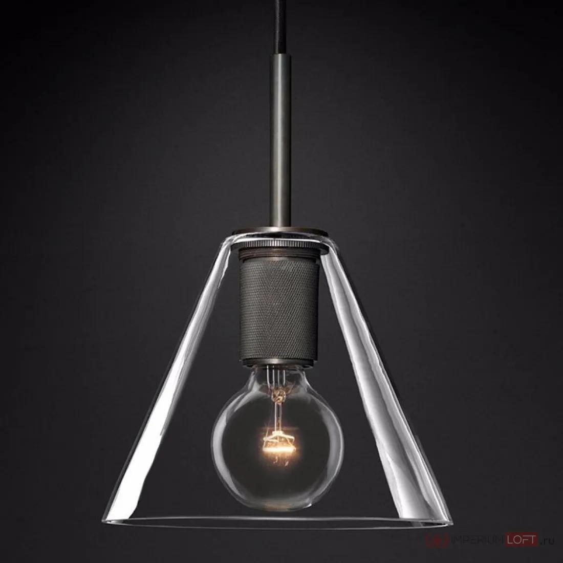 ImperiumLoft Подвесной светильник RH Utilitaire Funnel Pendant Black фото