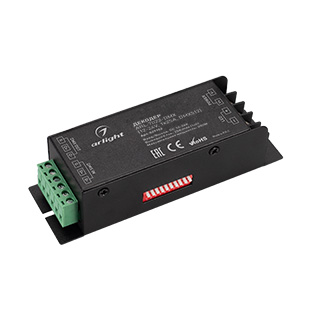 Arlight Декодер ARL-7022-DMX (12-24V, 1x25A, DMX512) (IP20 Металл, 3 года) фото