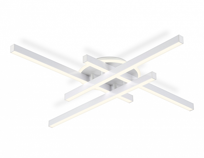 Ambrella Светильник светодиодный потолочный FL6281 WH белый 58W 3000K-6400K 700*700*85 (ПДУ ИК) фото