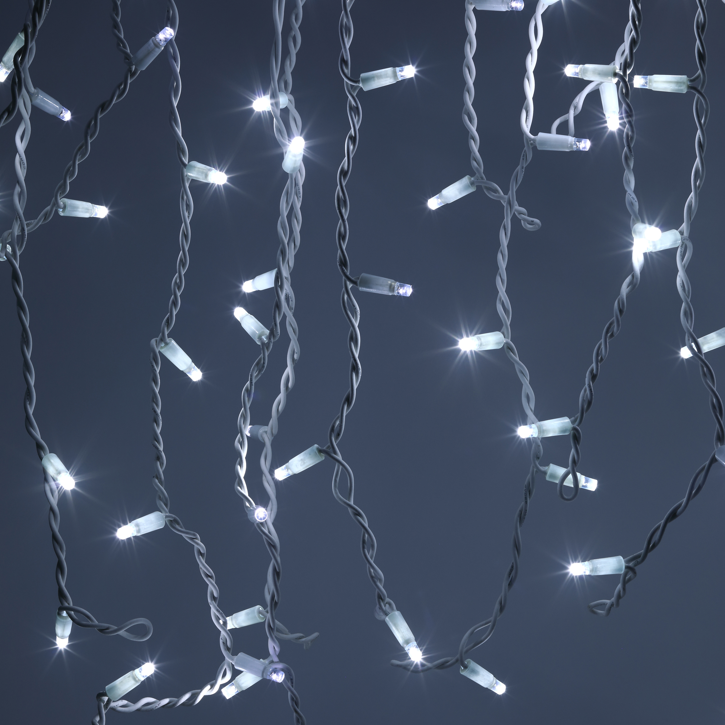 ЭРА Гирлянда ERAPS-BK1 бахрома 2x0,7 м холодный белый свет 100 LED фото