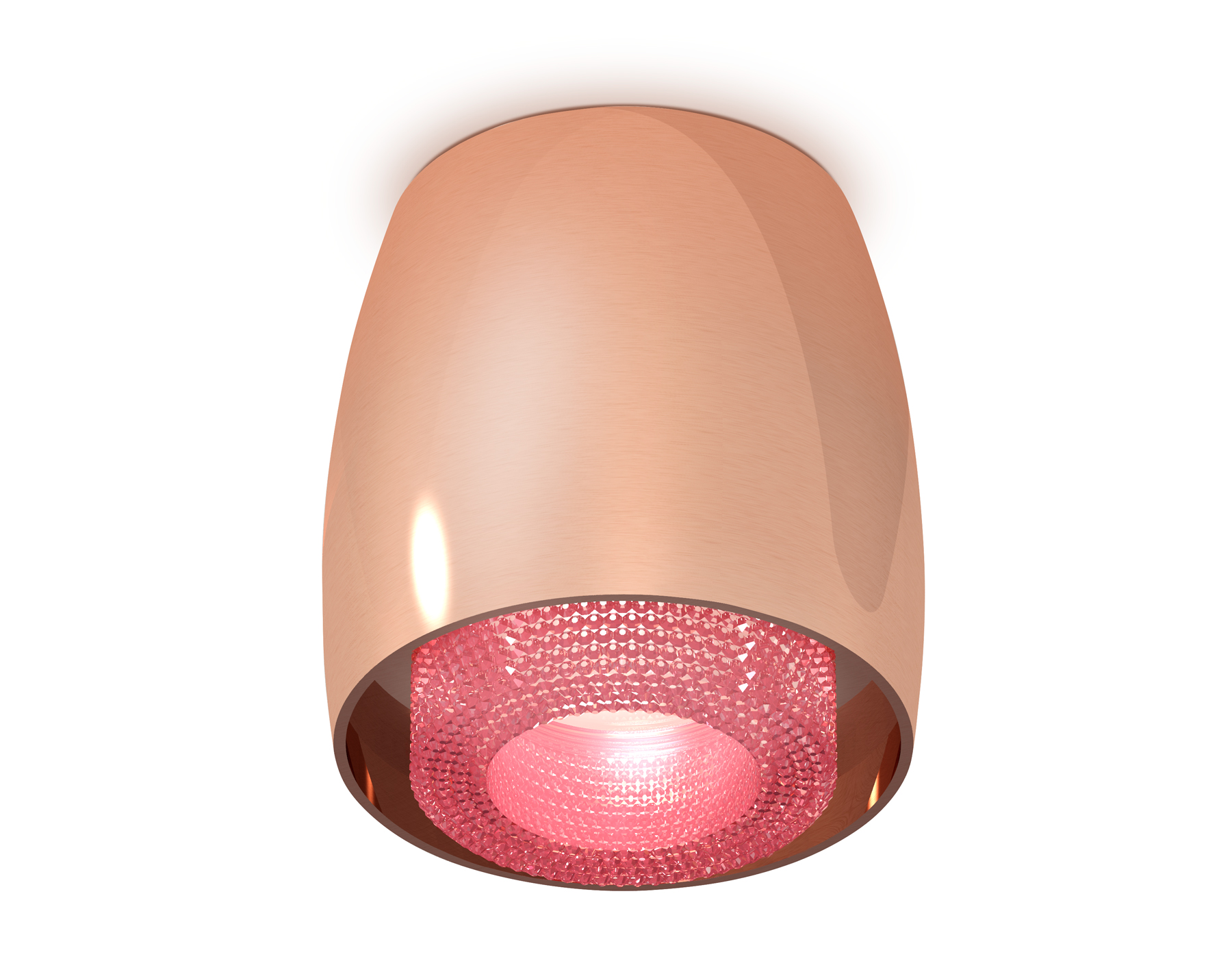 Ambrella Комплект накладного светильника с композитным хрусталем XS1144011 PPG/PI золото розовое полированное/розовый MR16 GU5.3 (C1144, N7193) фото