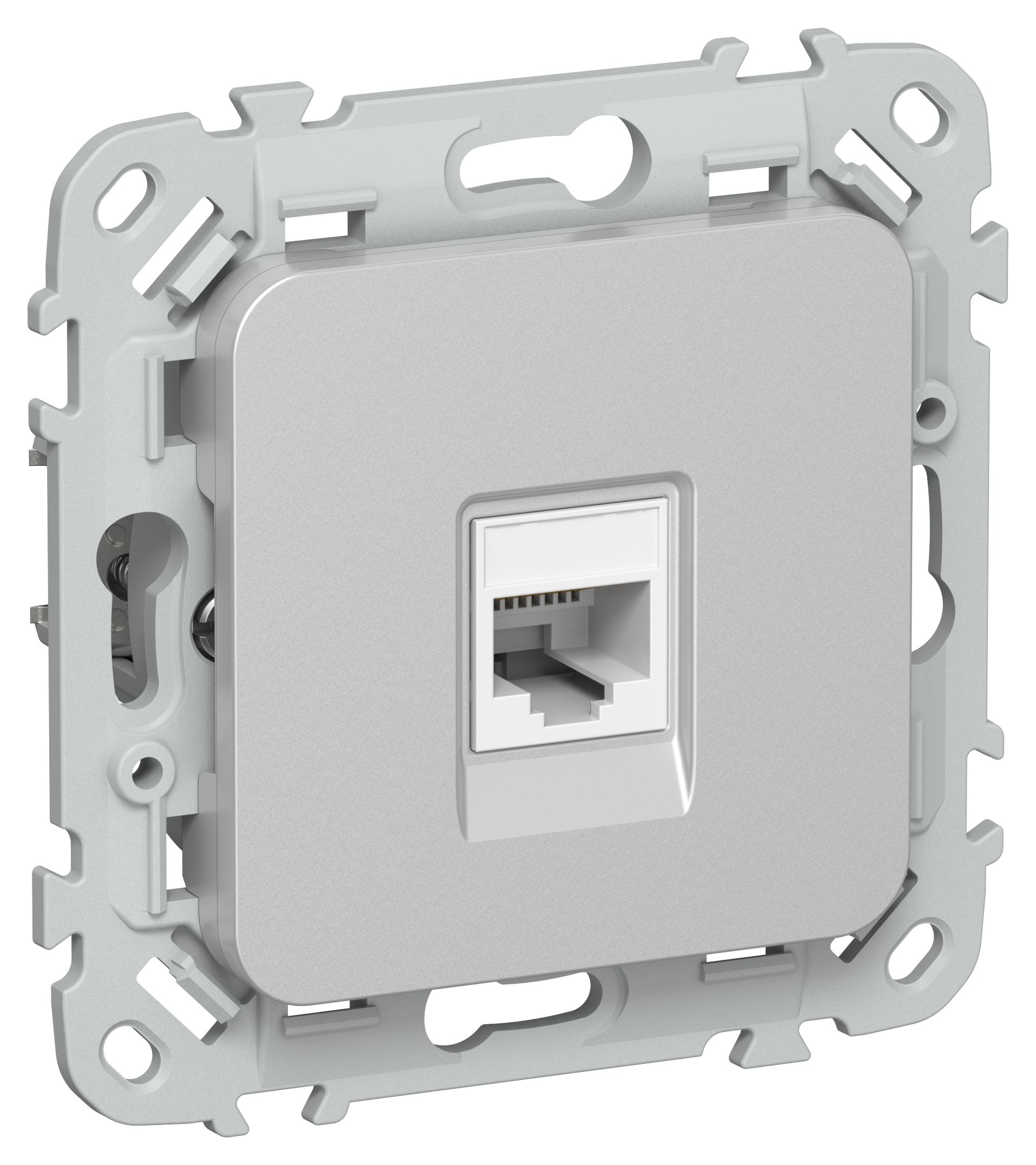 IEK FLITE Алюминий Розетка компьютерная RJ45 категория 5Е UTP фото