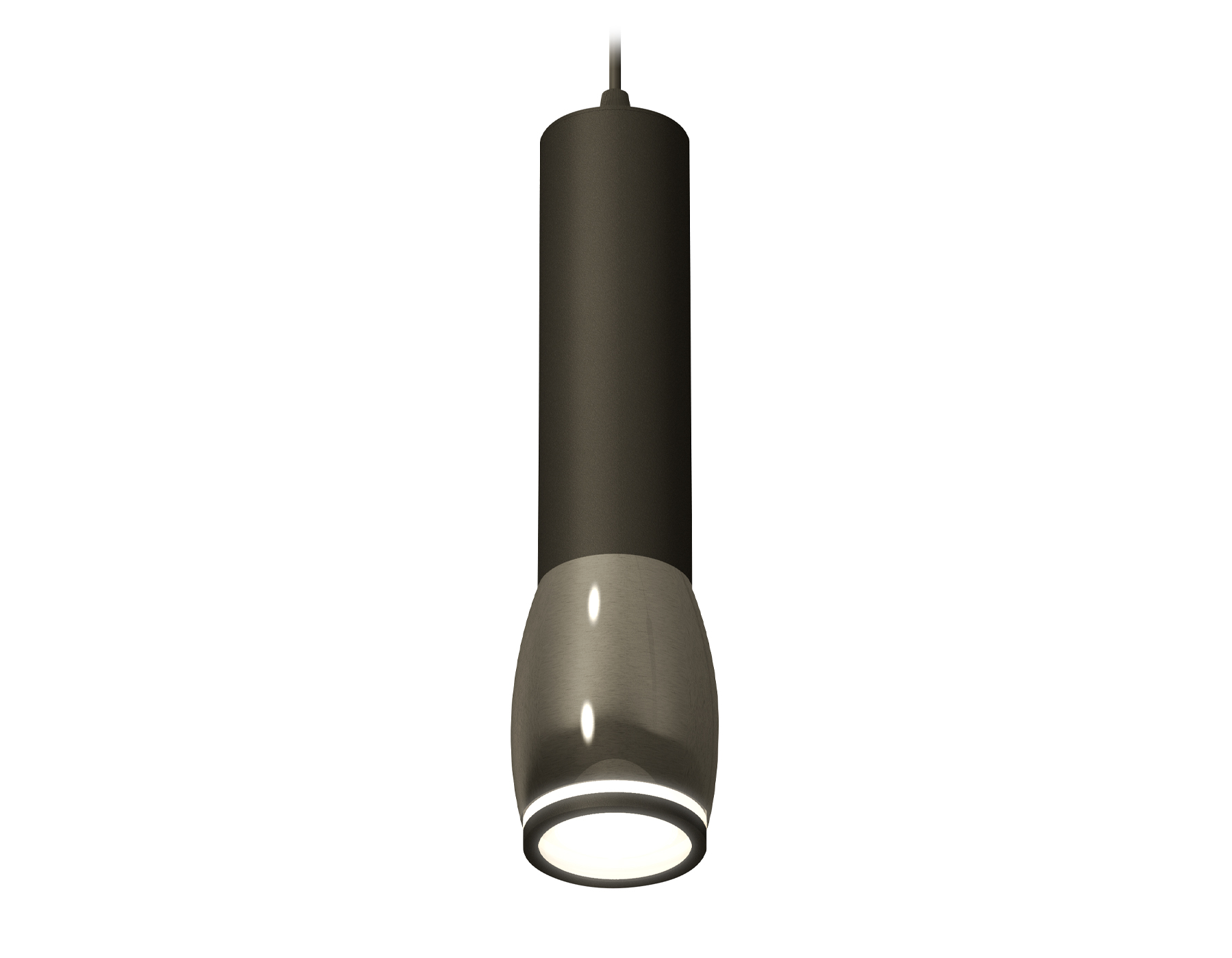 Ambrella Комплект подвесного светильника с акрилом XP1123002 DCH/SBK/FR черный хром/черный песок/белый матовый MR16 GU5.3 (A2302, C6356, A2010, C1123, фото