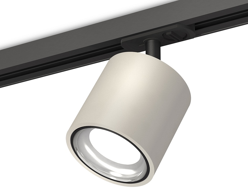 Ambrella Комплект трекового светильника XT7533010 SGR/PSL/SBK серый песок/серебро полированное/черный песок MR16 GU5.3 (A2537, C7533, N7023) фото