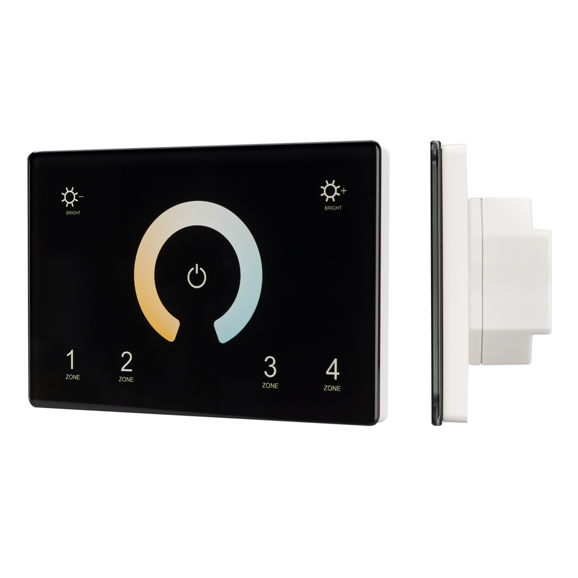 Arlight Панель Sens SMART-P81-MIX Black (230V, 4 зоны, 2.4G) (IP20 Пластик, 5 лет) фото
