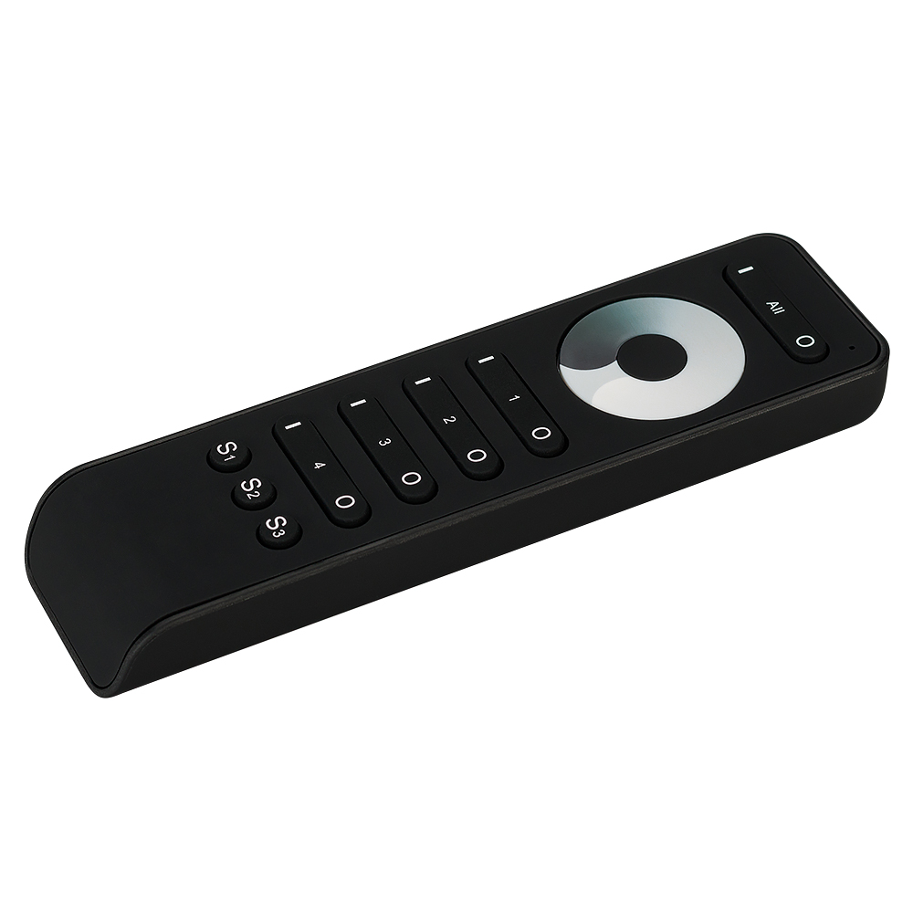 Arlight Пульт SMART-R33-DIM Black (4 зоны, 2.4G) (IP20 Пластик, 5 лет) фото