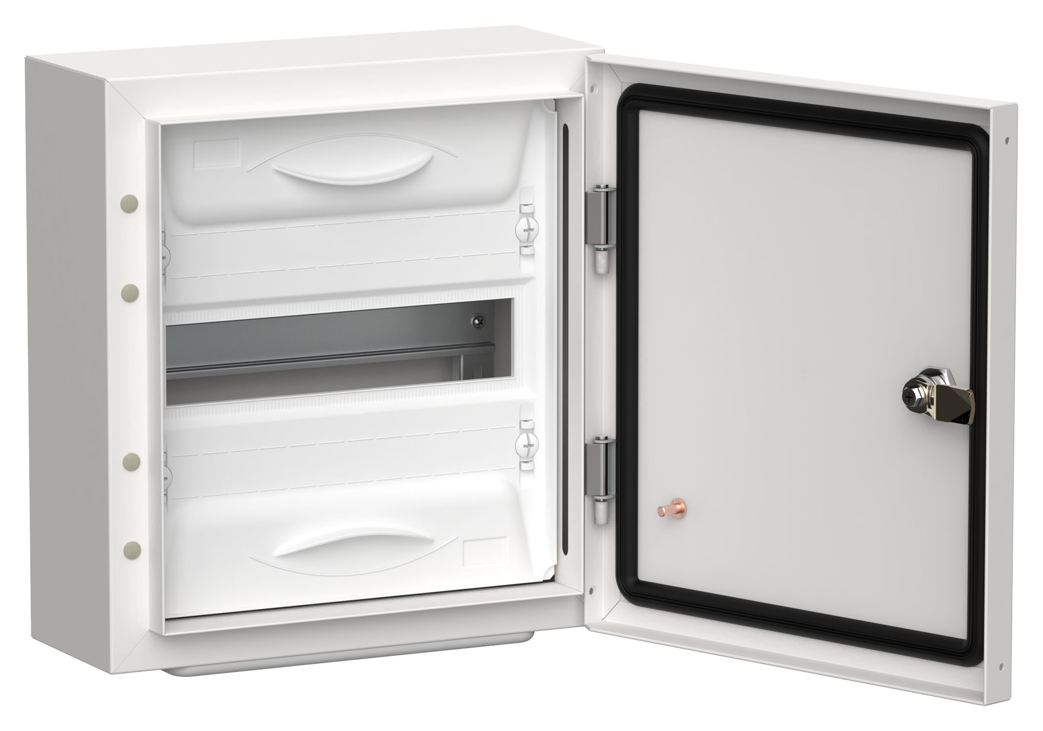 IEK TITAN 5 Корпус мет. ЩРн-12 (1х12) 335х310х140 IP54 бел фото