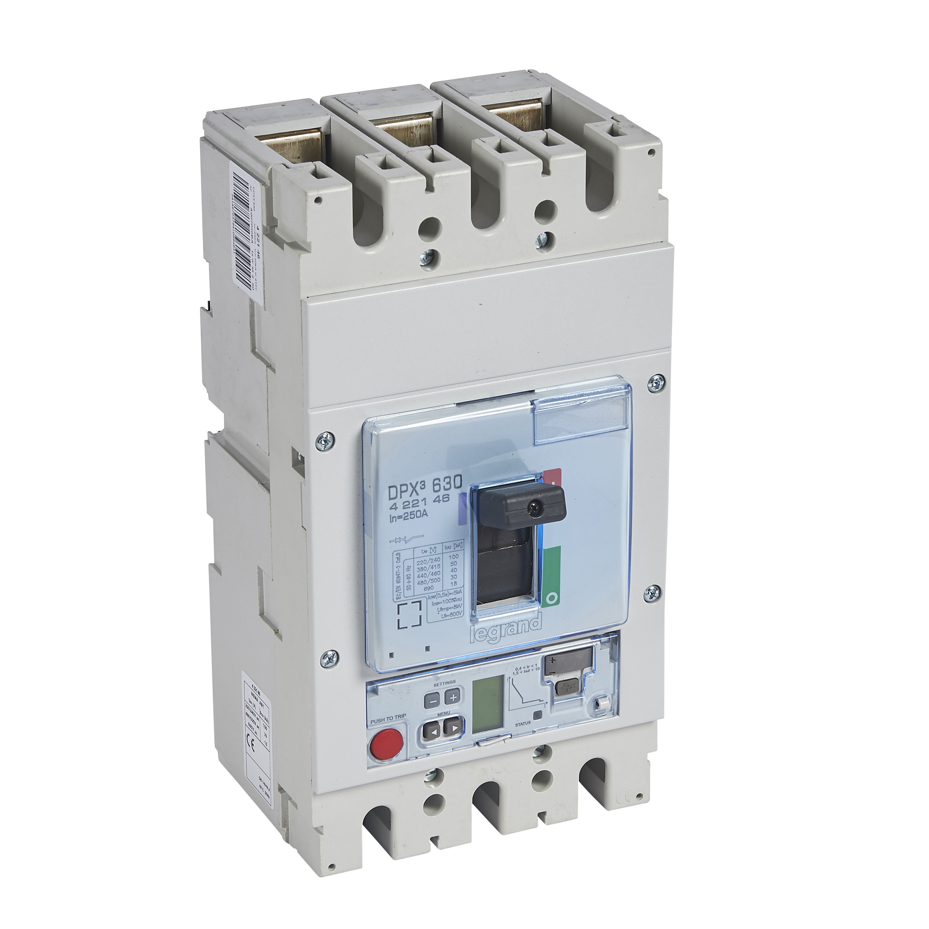 Legrand DPX3 630 Автоматический выключатель 3P 250А 50kA/эл.расц.Sg. фото
