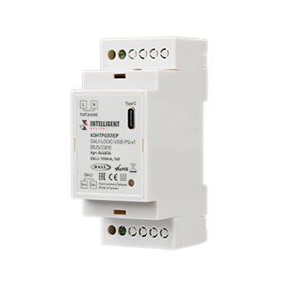 Arlight INTELLIGENT ARLIGHT Контроллер DALI-LOGIC-USB-PS-x1 (BUS/230V) (IARL, IP20 Пластик, 2 года) фото