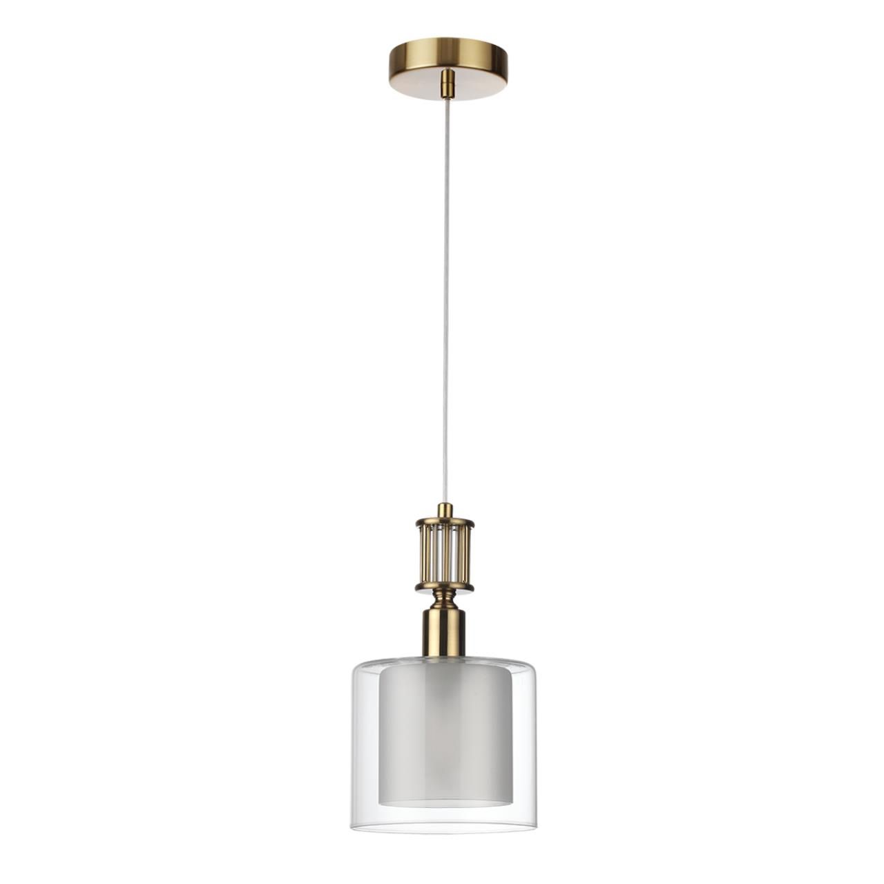 Odeon Light 5088/1 CLASSIC ODL25 655 античная бронза/стекло Подвес E14 1*40W SAGA фото