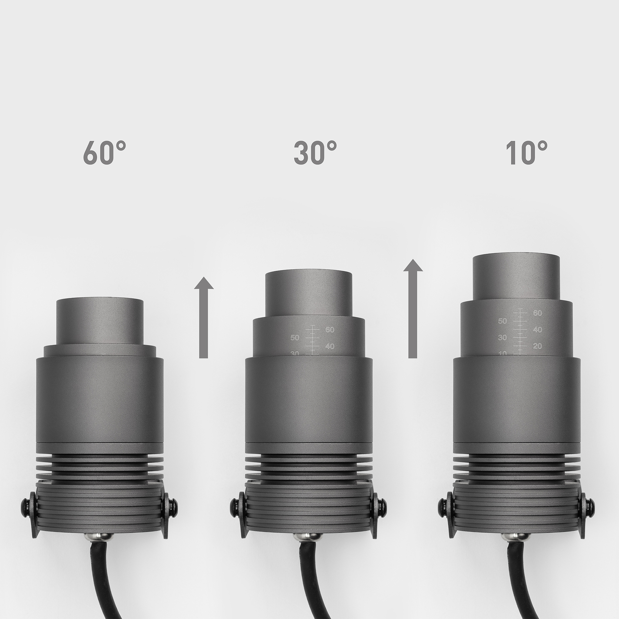 Arlight Светильник ALT-RAY-ZOOM-R61-12W Warm3000 (DG, 10-60 deg, 230V) (IP67 Металл, 3 года) фото