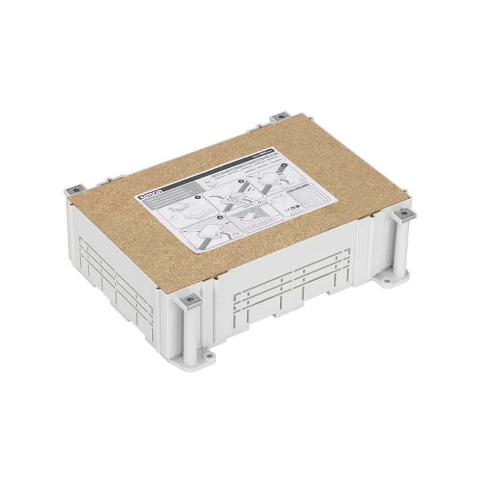 Simon Connect Коробка для монтажа в бетон люков SF410-SF470, высота 80-110 мм, 220х286,5 мм фото