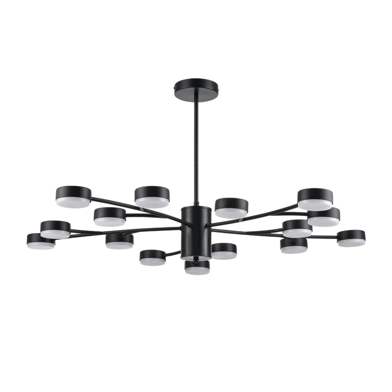 Lumion 8117/15 COMFI LN25 черный, металл Люстра LED GX53 15*7W 220V TORINA фото
