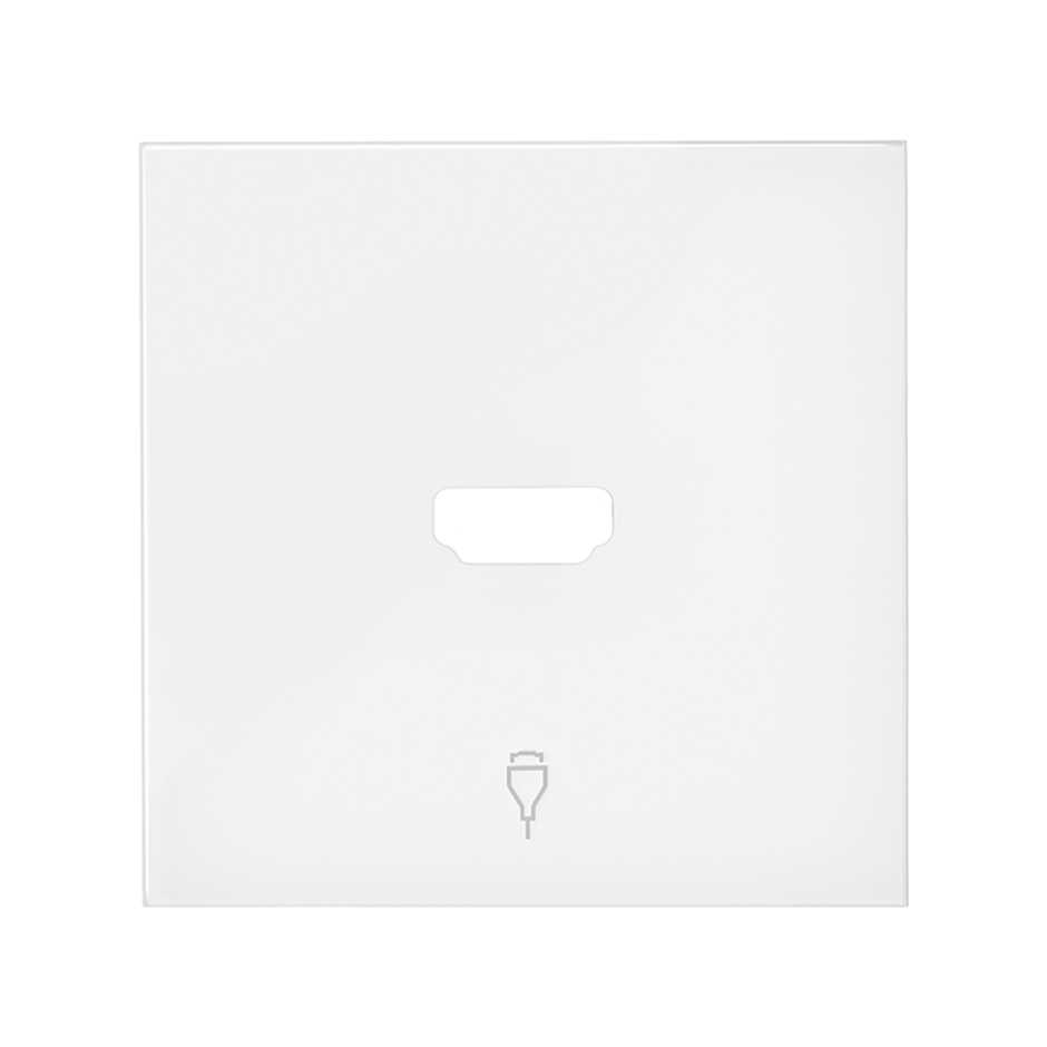 Simon 100 Белый матовый Накладка розетки HDMI фото