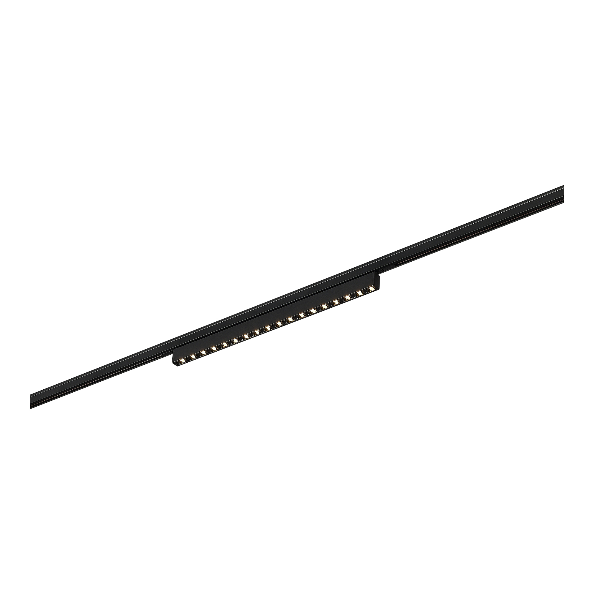 ST LUCE ST666.436.15 Магнитный трековый светильник Черный LED 1*15W 3000K 640Lm Ra>90  IP20 L292xW10xH18 24V фото