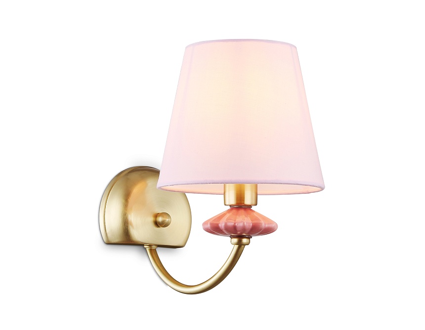 Ambrella Светильник настенный LH75027 GD/PI золото/розовый E14 max 40W 240*150*240 фото